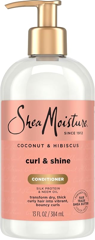 SheaMoisture Coconut & Hibiscus Curl & Shine Conditioner 384 ml hoitoaine
