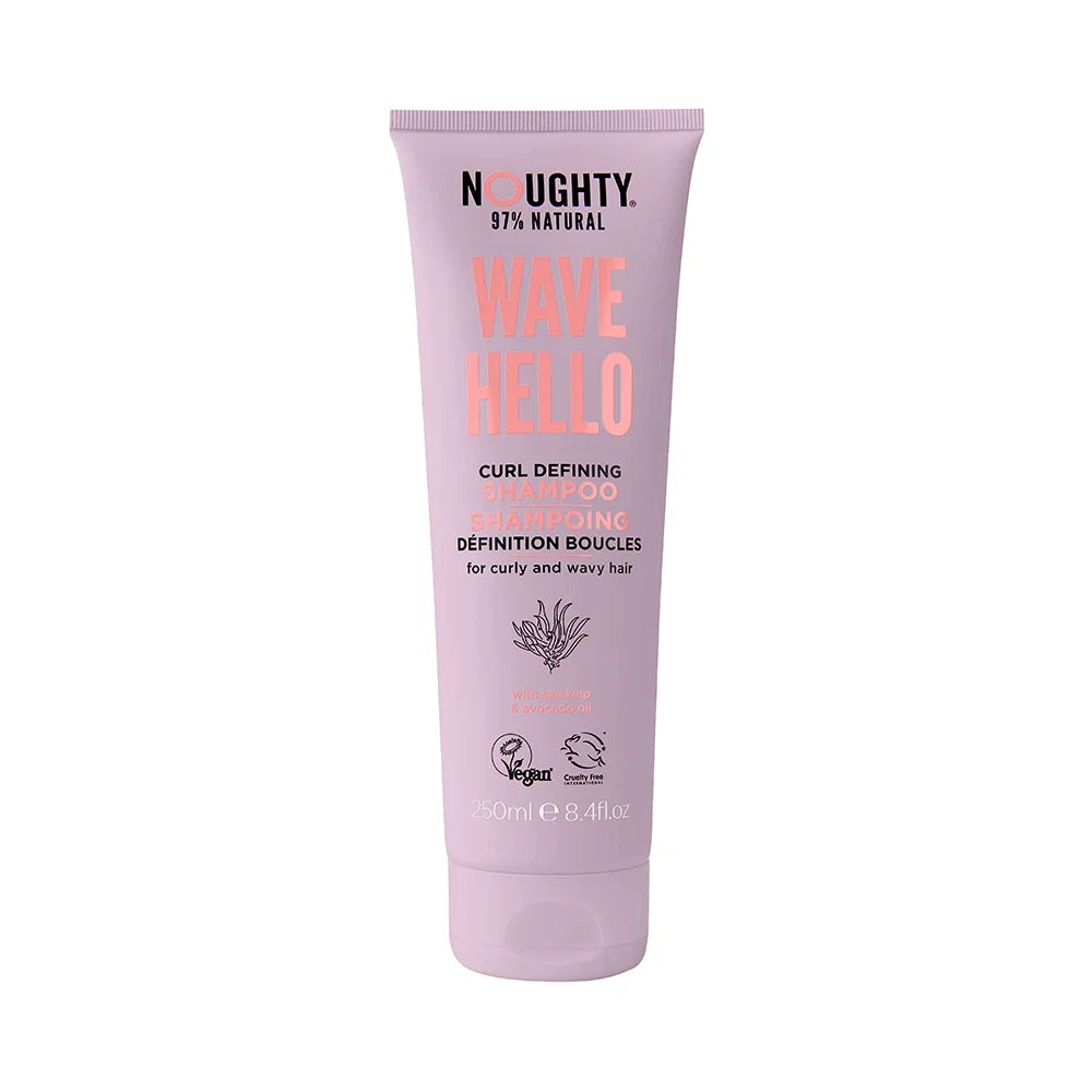 Noughty Wave Hello Shampoo 250 ml sulfaatiton shampoo aaltoileville hiuksille